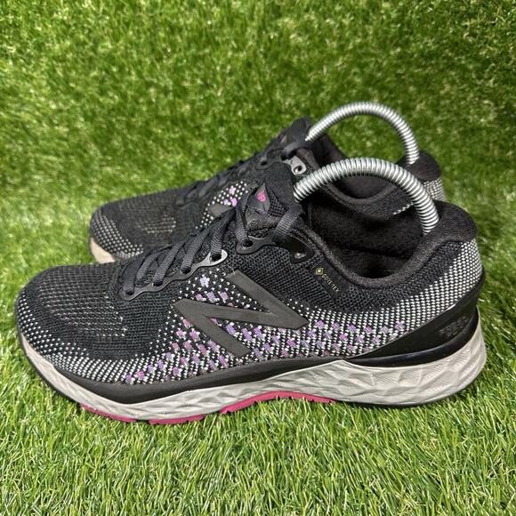 New Balance Fresh Foam 880v10 Gore-Tex Running Shoes Waterproof Black Purple 9.5 - Picture 3 of 6